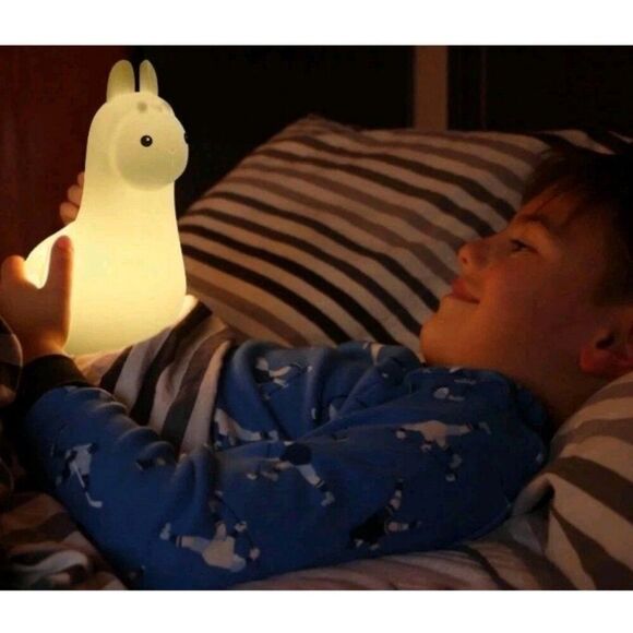Squish tap light Llama Multicolor Silicone Night Light silicone - Picture 1 of 15